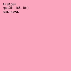 #FBA5BF - Sundown Color Image