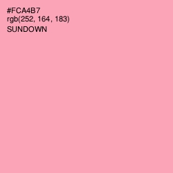 #FCA4B7 - Sundown Color Image