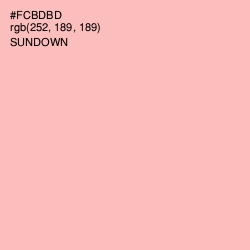 #FCBDBD - Sundown Color Image