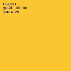 #FBC731 - Sunglow Color Image