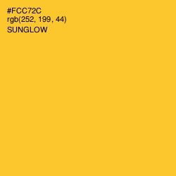 #FCC72C - Sunglow Color Image