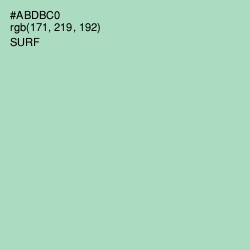 #ABDBC0 - Surf Color Image