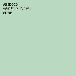 #B8D9C0 - Surf Color Image