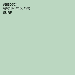 #BBD7C1 - Surf Color Image