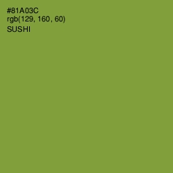 #81A03C - Sushi Color Image