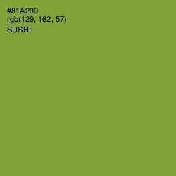 #81A239 - Sushi Color Image