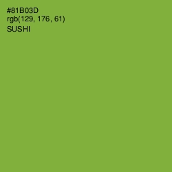 #81B03D - Sushi Color Image