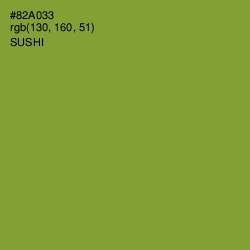 #82A033 - Sushi Color Image