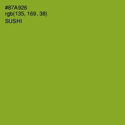 #87A926 - Sushi Color Image