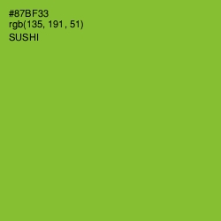 #87BF33 - Sushi Color Image