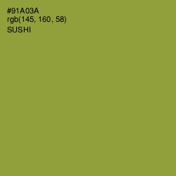 #91A03A - Sushi Color Image