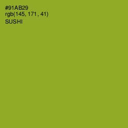#91AB29 - Sushi Color Image