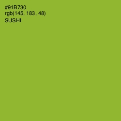 #91B730 - Sushi Color Image