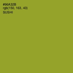 #96A32B - Sushi Color Image