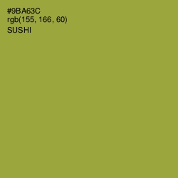 #9BA63C - Sushi Color Image