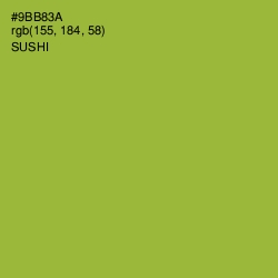 #9BB83A - Sushi Color Image