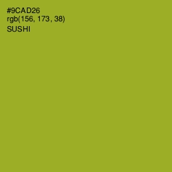 #9CAD26 - Sushi Color Image