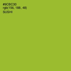 #9CBC30 - Sushi Color Image