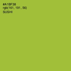 #A1BF38 - Sushi Color Image