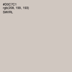 #D0C7C1 - Swirl Color Image