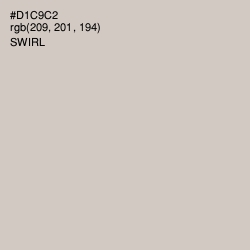 #D1C9C2 - Swirl Color Image