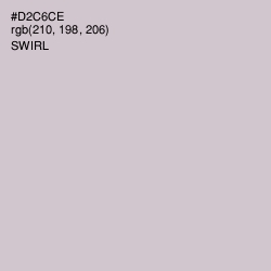 #D2C6CE - Swirl Color Image