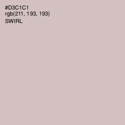 #D3C1C1 - Swirl Color Image