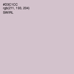 #D3C1CC - Swirl Color Image