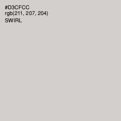#D3CFCC - Swirl Color Image