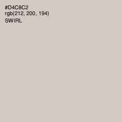 #D4C8C2 - Swirl Color Image
