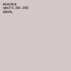 #D4C8C8 - Swirl Color Image