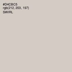 #D4CBC5 - Swirl Color Image