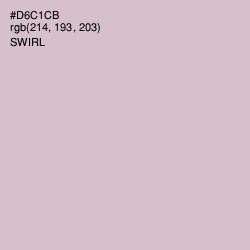 #D6C1CB - Swirl Color Image