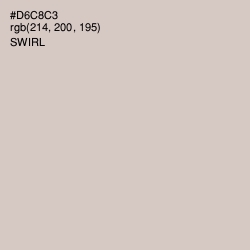 #D6C8C3 - Swirl Color Image