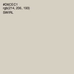 #D6CEC1 - Swirl Color Image