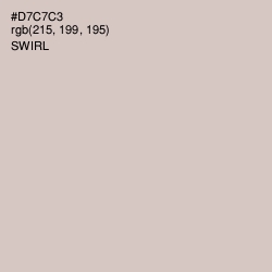 #D7C7C3 - Swirl Color Image