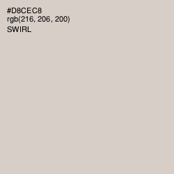 #D8CEC8 - Swirl Color Image