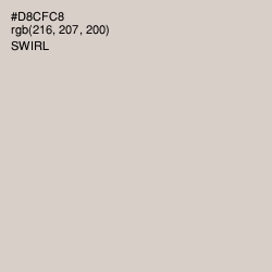 #D8CFC8 - Swirl Color Image