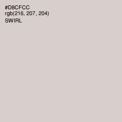 #D8CFCC - Swirl Color Image
