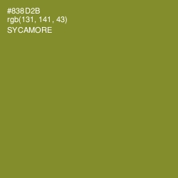 #838D2B - Sycamore Color Image