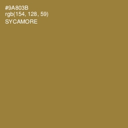 #9A803B - Sycamore Color Image