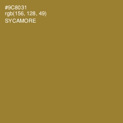 #9C8031 - Sycamore Color Image