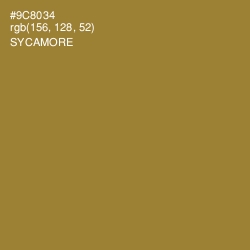 #9C8034 - Sycamore Color Image