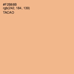 #F2B88B - Tacao Color Image