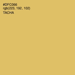 #DFC066 - Tacha Color Image