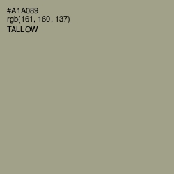 #A1A089 - Tallow Color Image