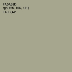 #A5A68D - Tallow Color Image