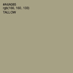 #A6A085 - Tallow Color Image