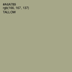 #A6A789 - Tallow Color Image