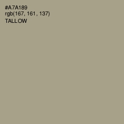 #A7A189 - Tallow Color Image